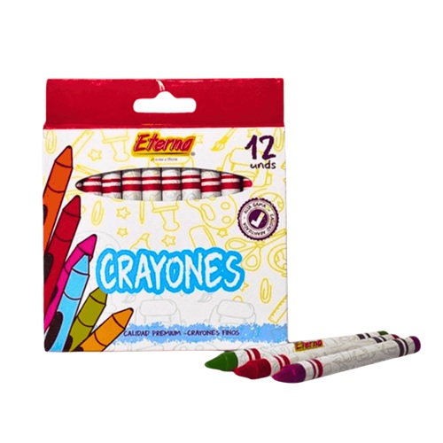 129-0001-000114 CREYON ETERNA ESCOLAR X 12