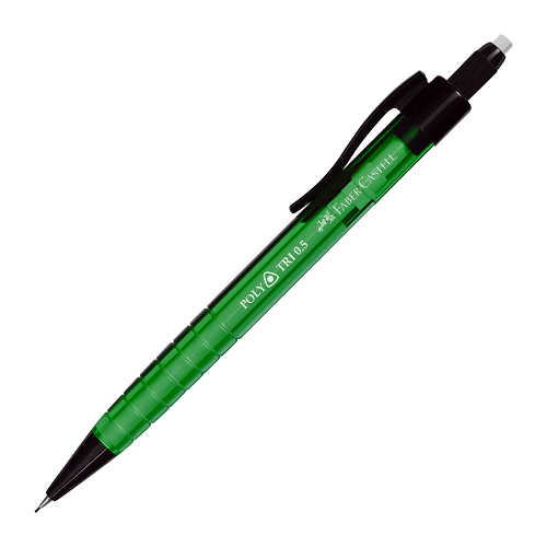 PORTAMINA FABER POLY TRI 0.5 UNIDAD VERDE