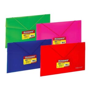 063-0013-000002 CARPETA PRIMAVERA PLASTICA FUELLE UNICOLOR 255-052 2