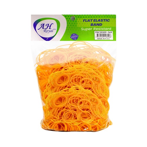 161-0002-000003 BANDA CAUCHO SILICONADO AMARILLO