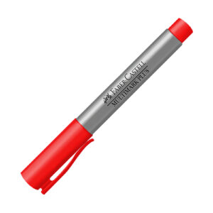 MARCADOR FABER MULTIMARK ROJO 1