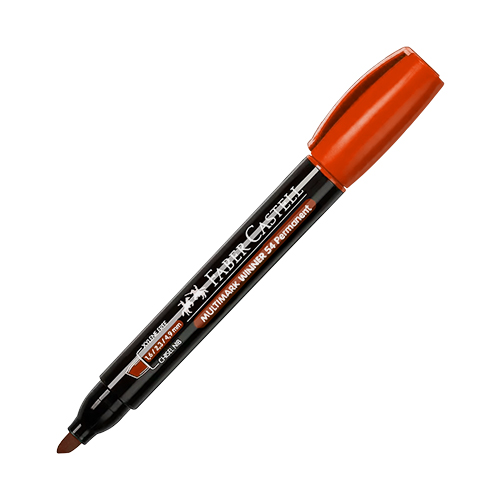 MARCADOR FABER MULTIMARK ROJO