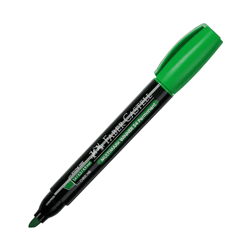 MARCADOR FABER PMTE VERDE 54