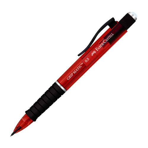 PORTAMINA FABER POLY GRIP 0.5 ROJO