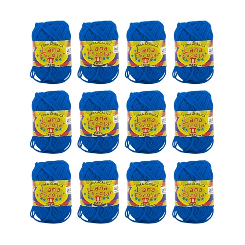 094-0018-000001 LANA ESCOLAR x12 UNICOLOR