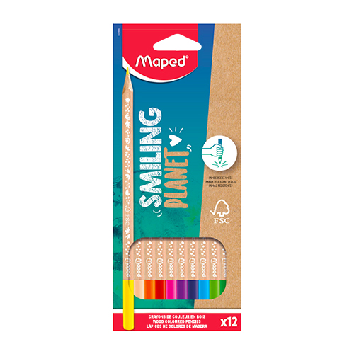 COLOR MAPED ECOLOGICO SMILING PLANET X12
