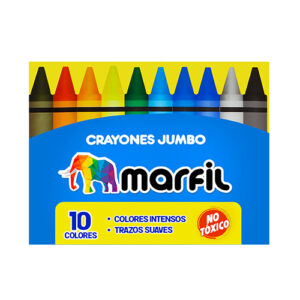 CRAYONES JUMBO MARFIL X 10