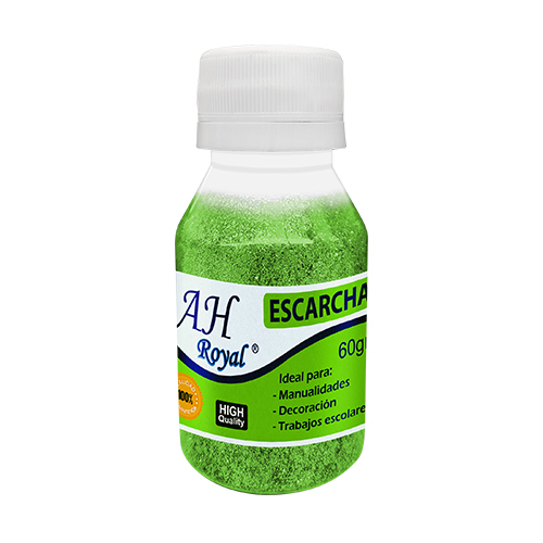 ESCARCHA FRASCO DE 60 C.C SURT VERDE CLARO