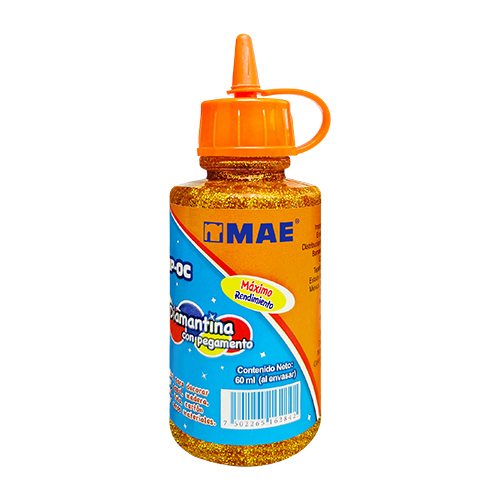 ESCARCHA MAE PEGA 60 ML DORADO