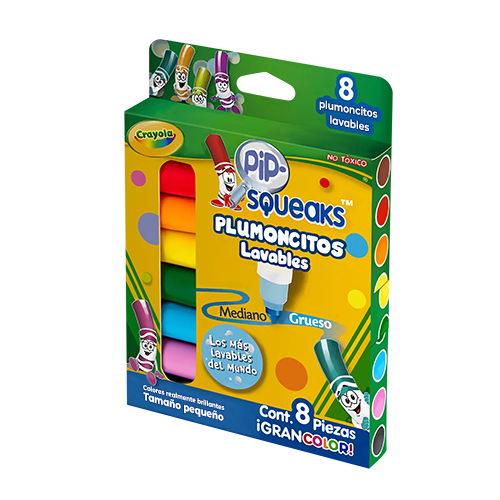 PLUMON PLUMONCITOS LAVABLES X 8 CRAYOLA