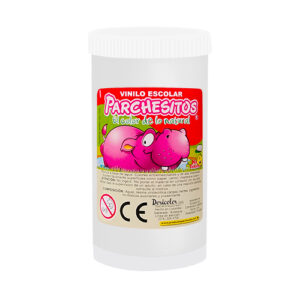 VINILO PARCHESITOS ESCOLAR X 125 GR. BLANCO