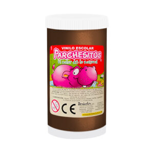 VINILO PARCHESITOS ESCOLAR X 125 GR. CAFE