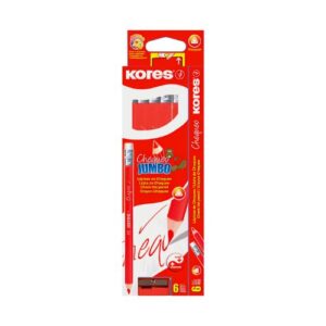 046-0009-000031LAPIZ KORES CHEQUEO JUMBO X 6