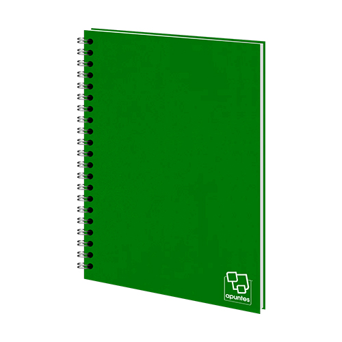 CUADERNO-ARGOLLADO-VERDE