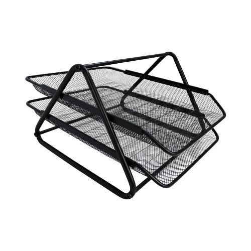 500-0002-000001 PAPELERA 2 NIVELES MALLA WR5-2N