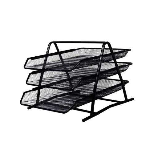 500-0002-000002 PAPELERA 3 NIVELES MALLA WR5-3N