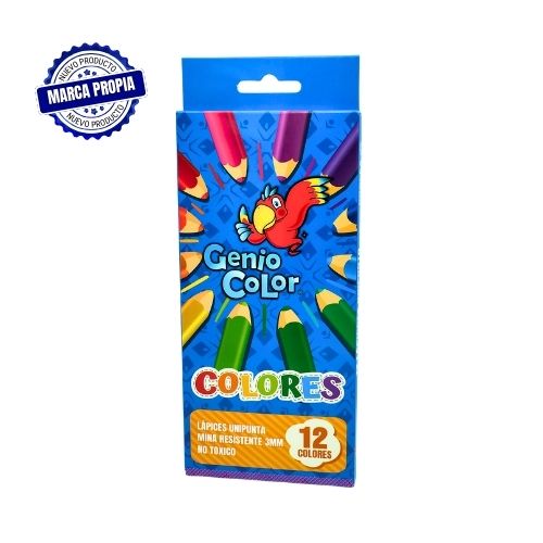 500-0009-000001 COLOR GENIOCOLOR KROLEX X 12 UNIPUNTA 3MM MJ1-12B5