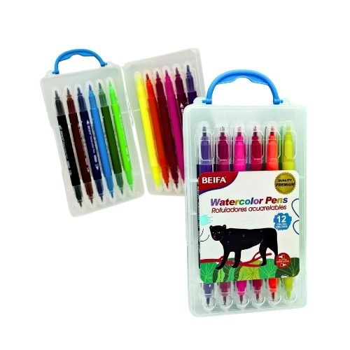 502-0019-000009 PLUMON X 12 BEIFA COLORES ACUAREABLES SY26-12V1