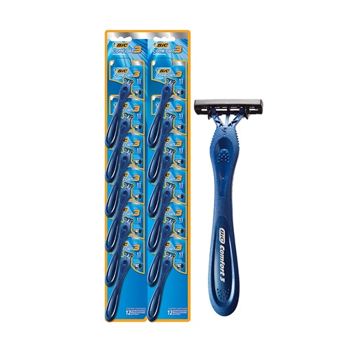 999-0999-000115 MAQUINA DE AFEITAR BIC CONFORT AZUL X12