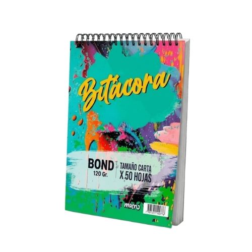275-0010-000035 CUADERNO BITACORA MACRO CTA X 50H BOND